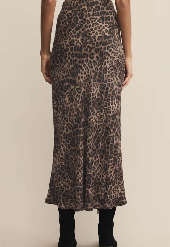 Z Supply - Izabel Leopard Skirt Desert Tan