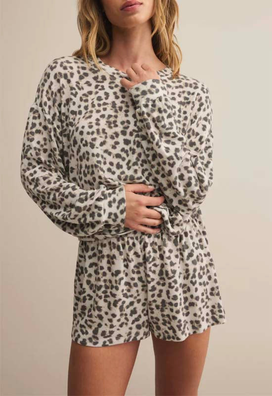 Z Supply - Luxe Leo Long Sleeve Top Champagne