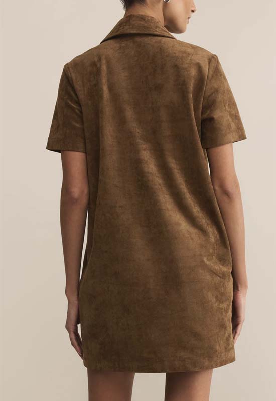 Z Supply - Sydney Suede Mini Dress Coconut