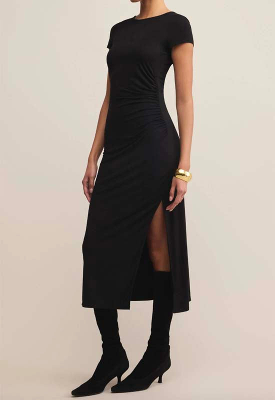 Z Supply Aurelia Midi Dress Black