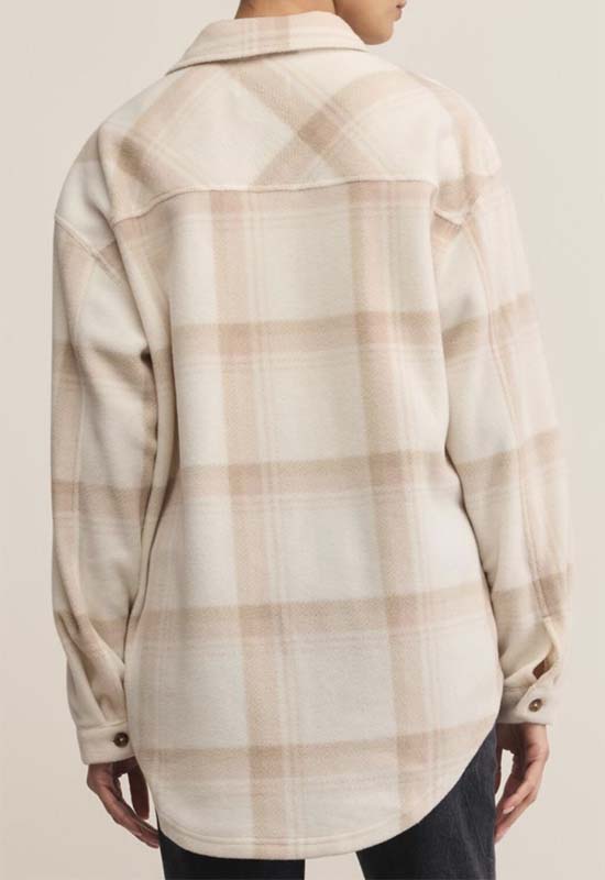 Z Supply - Hiker Two Tone Fleece Jacket Smokey