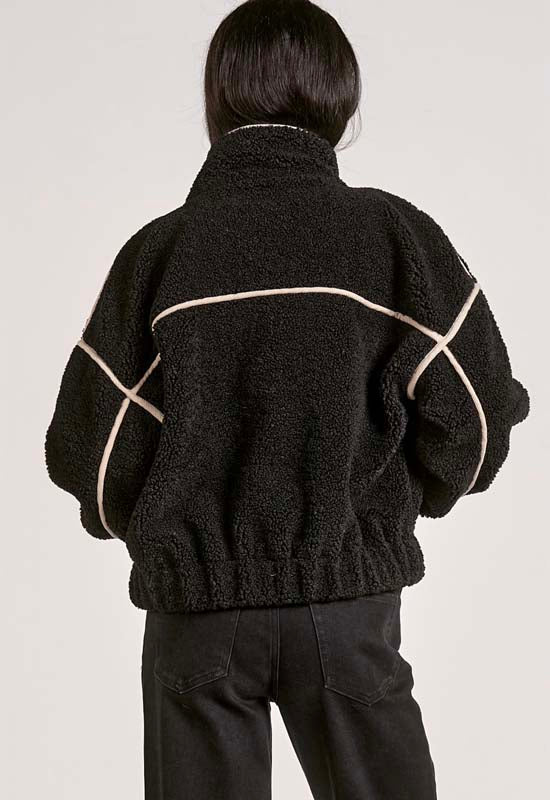 Elan - Bomber Jacket Black Off White