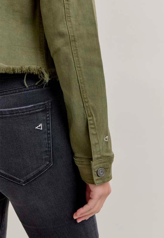 Hidden - Rebel Fitted Military Jacket Olive