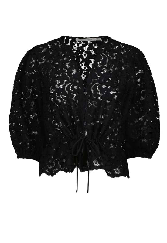 Bishop & Young - Chloe Lace Top Black
