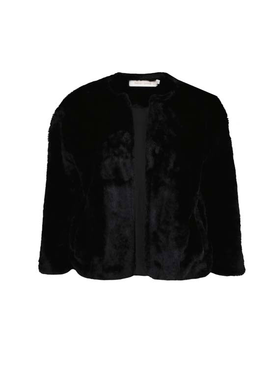 Bishop & Young - Mica Faux Fur Jacket Black