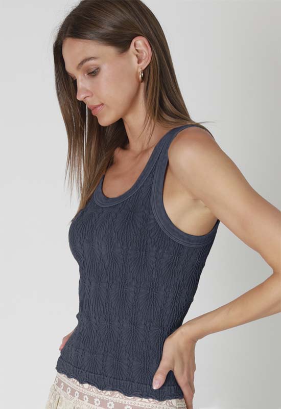 NIKIBIKI - Reversible Lace Top Vintage Denim