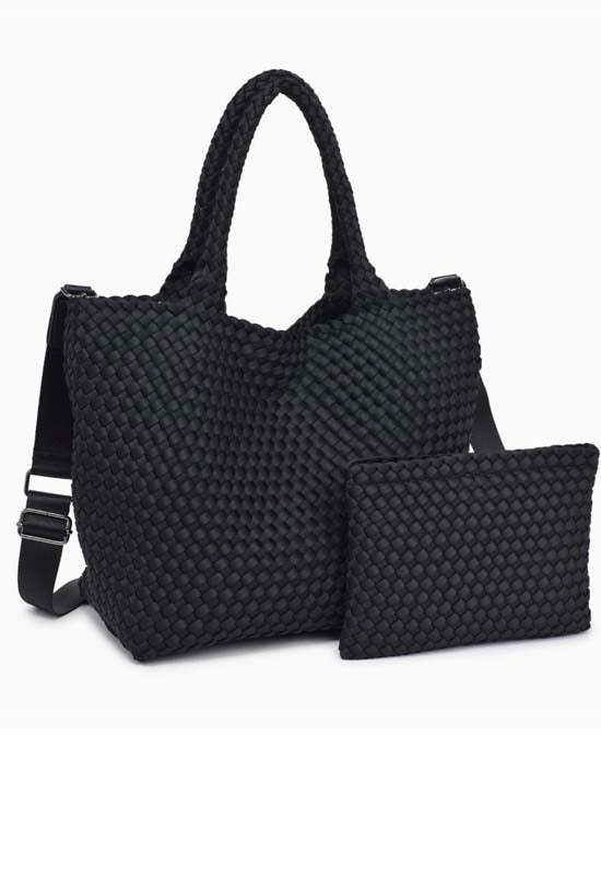 Sol & Selene - Skys the Limit Medium Tote Bag Black