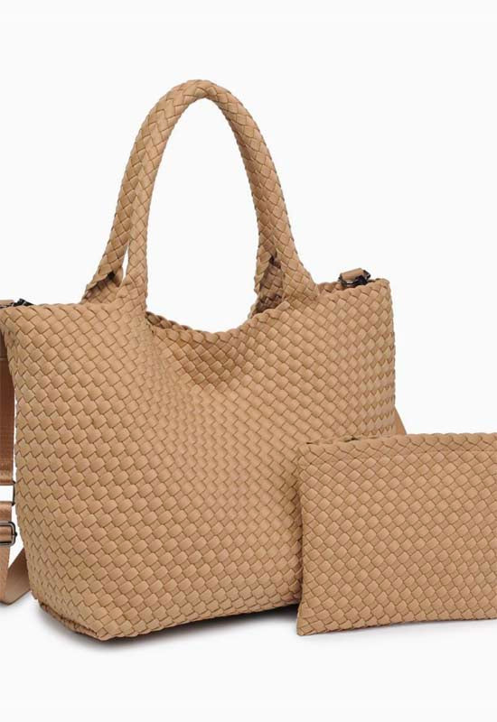 Sol & Selene - Skys the Limit Medium Tote Bag Nude