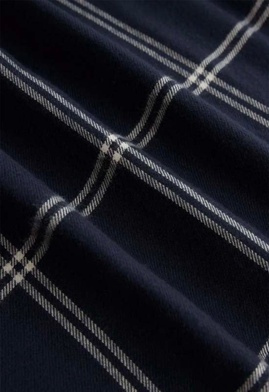 Z Supply - River Plaid Button Up Blue Sapphire