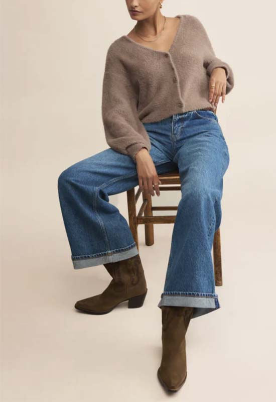 Z Supply - Sadira Fluffy Cardigan Moonlight