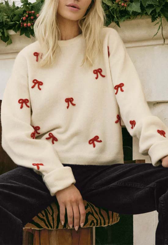 Z Supply - Tie Ribbon Sweater Warm White