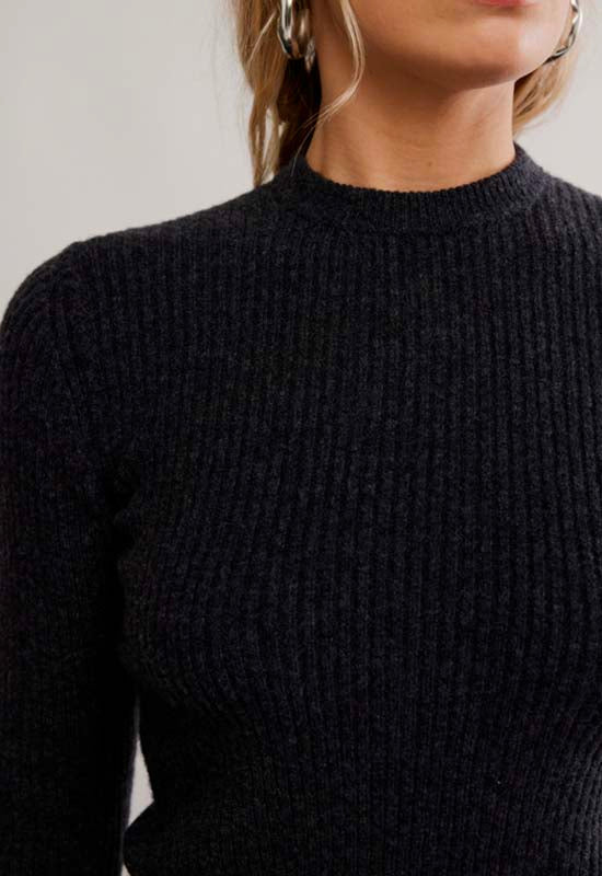 Free People - Ever After Pullover Charcoal