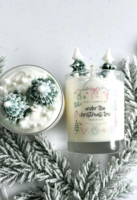 Aloft - Under the Christmas Tree Candle Frazier Fur