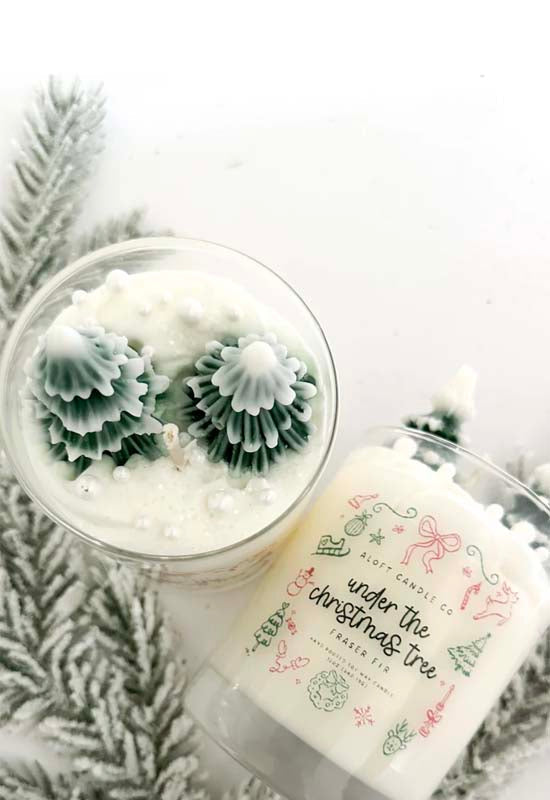 Aloft - Under the Christmas Tree Candle Frazier Fur