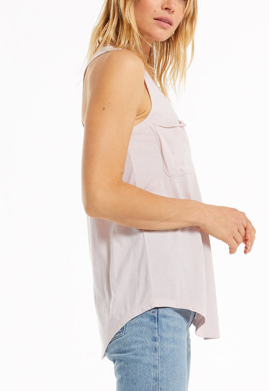 Z Supply - The Pocket Racer Tank Lavender Haze