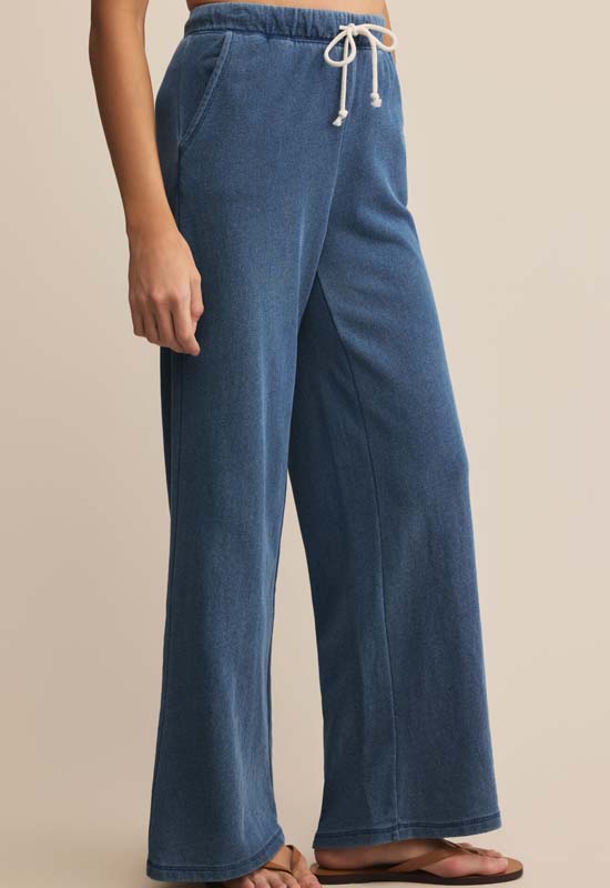 Z Supply - Hunter Knit Denim Pant Vintage Indigio