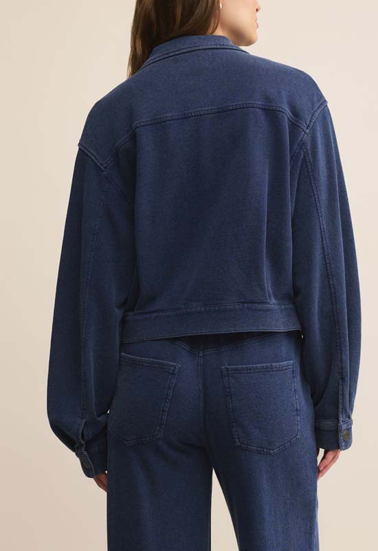 Z Supply - Heritage Knit Denim Jacket Indigo