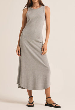 Z Supply - Goodwin Midi Dress Classic Heather Grey