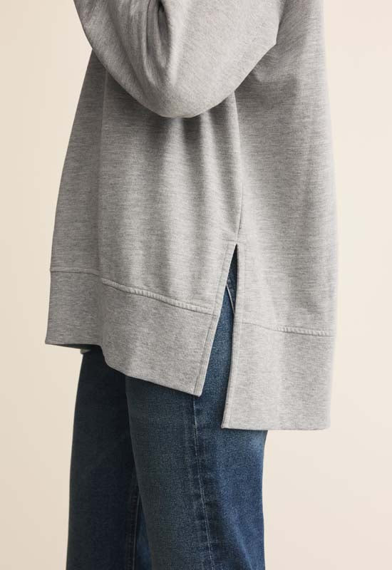 Z Supply - Weekender V-Neck Classic Heather Grey