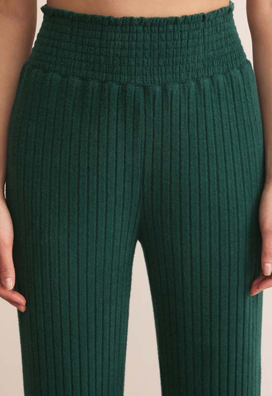 Z Supply - Dawn Smocked Rib Pant Mistletoe