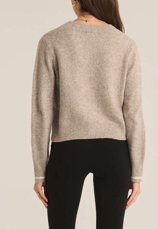 Z Supply - Amour Milan Sweater Heather Taupe