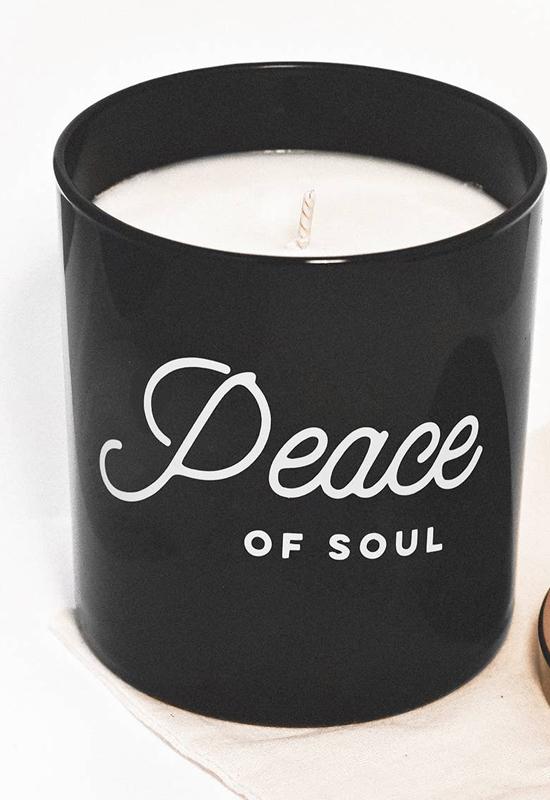 Peace of Soul Soy Candle by Monterra Candles - Black Copper