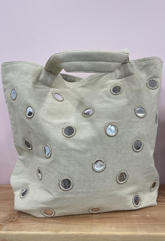Quilted Koala - Mirror Tote Bag Stone