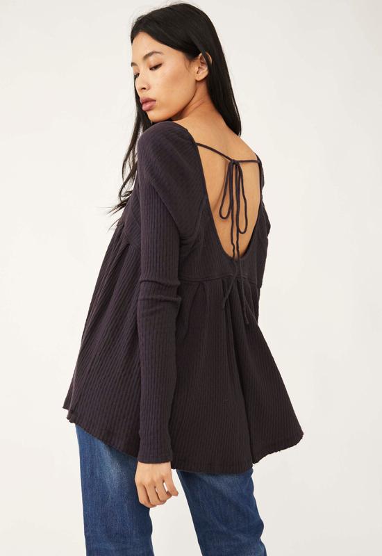Free People -Its Always Been You Top Black