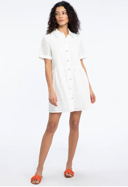 Sanctuary - Heirloom Shirt Dress White