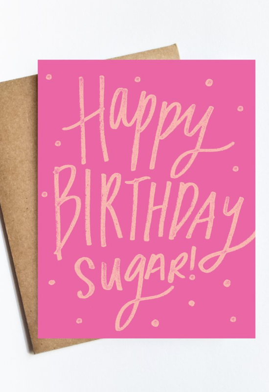 Happy Birthday Sugar Card