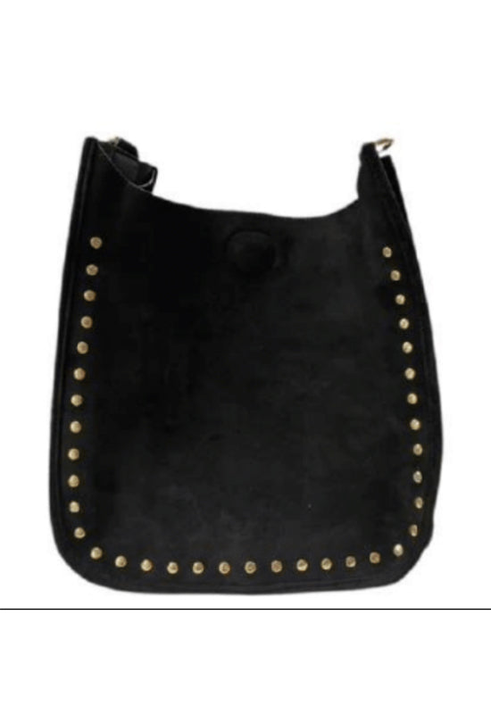 Ahdorned - Mini Suede Studded Messenger Bag (Sold without Strap)
