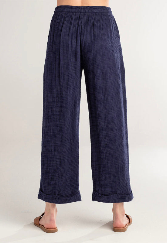 Red Haute - Wide Leg Pant Navy