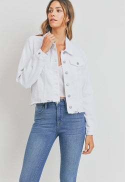 Just USA - Vintage Distressed Jacket White