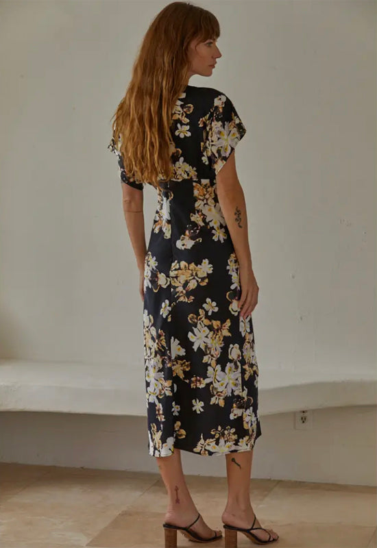 Cherie Floral Dress - Black Multi
