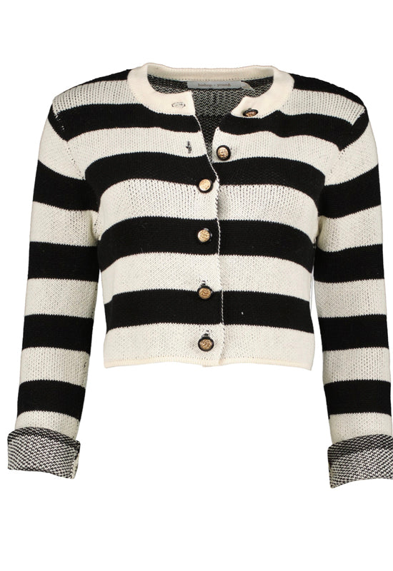 Bishop & Young - Villeroy Stripe Sweater Black Stripe