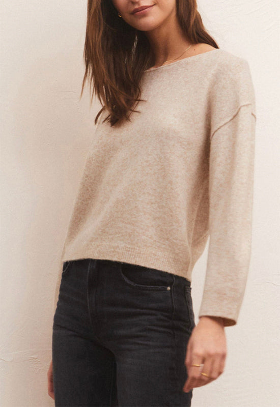 Z Supply - Everyday Pullover Seater Light Oatmeal