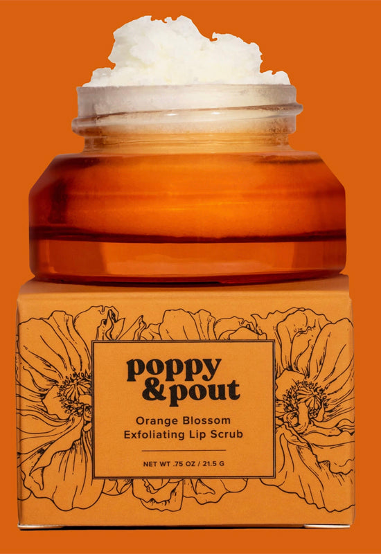 Poppy & Pout - Lip Scrub Orange Blossom