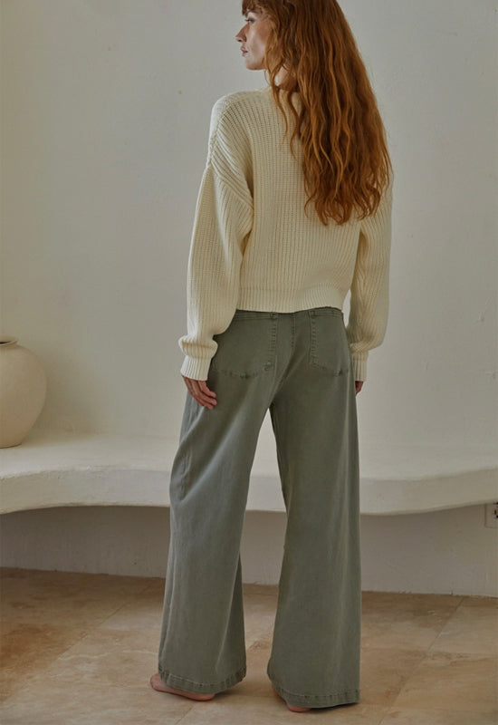 The Elaine Pullover Sweater - Ivory