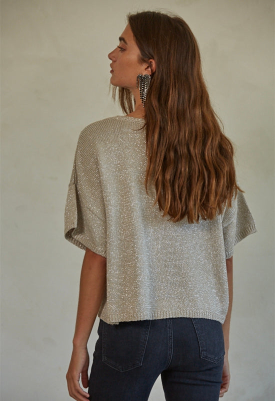 Isadora Top - Grey Silver