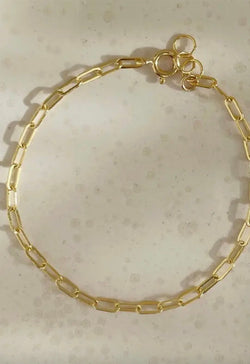 Narrow Links Bracelet - 14K Gold