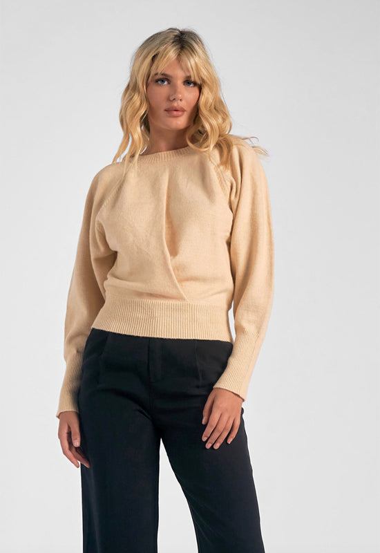 Elan - Crewneck Sweater Beige