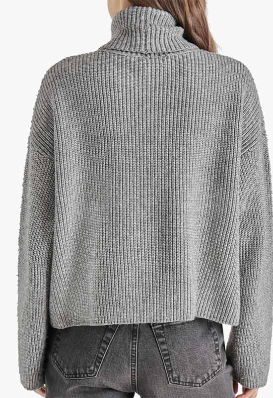 Steve Madden - Astro Embellished Sweater Heather Grey