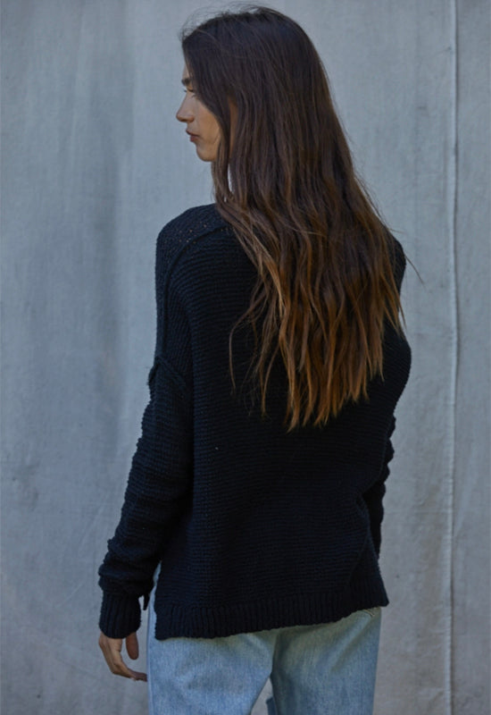 The Lauren Pullover - Black