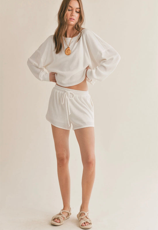 Sage the Label - Siren Two-Way Reversible Twist Top White