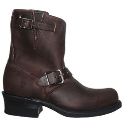 Frye Boot Engineer 8R - Gaucho Leather Pull-On Short Engineer Boot
