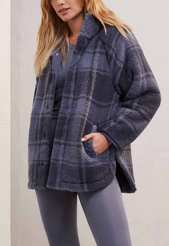 Z Supply - Cross Country Plaid Jacket Blue