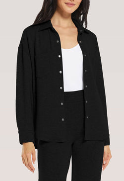 Z Supply - Modal Shirt Jacket Black